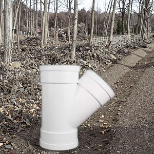 Raccords de tuyaux de drainage en T en <span class=keywords><strong>PVC</strong></span> <span class=keywords><strong>45</strong></span> degrés de diamètre égal réduisant 50 raccords de tuyauterie en T 75 110Y Type <span class=keywords><strong>raccord</strong></span> coudé en <span class=keywords><strong>Pvc</strong></span> en T - Product Image 4