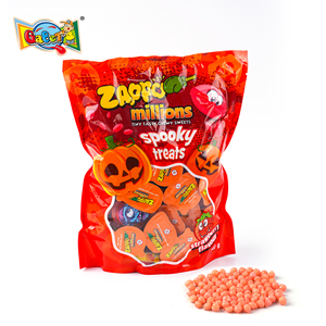 Venta al por mayor 2026 Novedad Caramelos masticables de Halloween de 6g en blíster con certificación Halal para niños, sabor fresa, caramelos masticables pequeños - Product Image 4