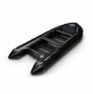 CE ORCA Hypalon Folding 520 Inflatable Boat With Engine