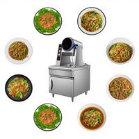 Wok Bermotor Daya Tinggi 5000W dengan Kumparan Tembaga Murni untuk Peralatan Memasak Katering Komersial dengan Kapasitas 3.5kg/jam