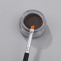 Kualitas Premium e-layli tipis miring datar halus siku oranye Eyeliner alis Make Up kuas Vegan bulu mata Liner kuas rias