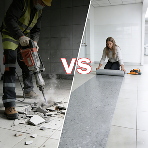 Suelo Vinílico Heterogéneo en Rollo de 2mm, Diseño Moderno, Bajo Mantenimiento, para Salas de Exposición, Salas de Estar y Bibliotecas Infantiles - Product Image 4