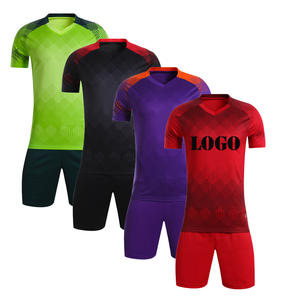 Seragam Sepak Bola Kustom Berkualitas Tinggi Thailand dengan Teknik Sublimasi, Logo Klub, Seragam Tim, Setelan Olahraga yang Tahan Lama - Product Image 1