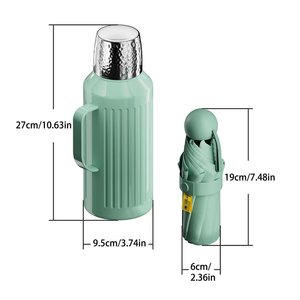 MLD 1100ml – Ensemble <span class=keywords><strong>théière</strong></span> isotherme moderne en acier inoxydable avec <span class=keywords><strong>infuseur</strong></span> à thé, isolation 24h pour le camping - Product Image 2