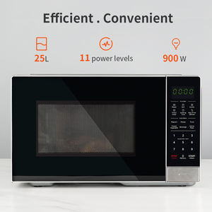 Alta calidad 25L 900W 10 niveles de potencia horno <span class=keywords><strong>microondas</strong></span> Digital de Acero Inoxidable Horno <span class=keywords><strong>Microondas</strong></span> hogar <span class=keywords><strong>con</strong></span> función de parrilla de <span class=keywords><strong>1000W</strong></span> - Product Image 6