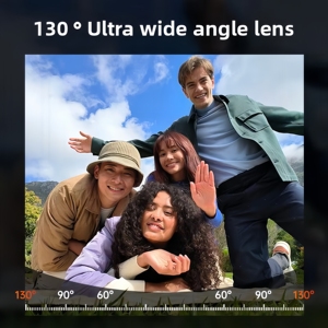 Mini Videocámara <span class=keywords><strong>DBS</strong></span> para Exteriores, 64MP, 4K/5K, Resistente al Agua 30m, Antivibración, Pantalla Dual, Gran Angular de 130°, Tarjeta TF T52M - Product Image 3