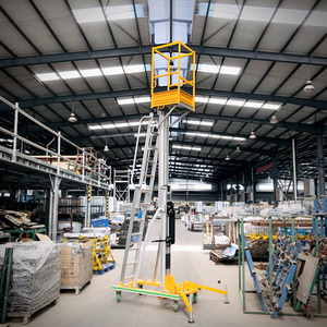 Plate-forme télescopique manuelle <span class=keywords><strong>Tele</strong></span> SMart Chine haute qualité <span class=keywords><strong>2m</strong></span> 5m Mini plate-forme travail aérien Mobile automoteur électrique Scisso - Product Image 2