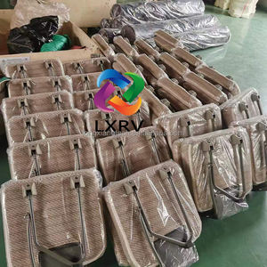 مقعد LXRV قابل للطي لحافلات تويوتا كوستر مع دعامة تثبيت معدنية بقطعة تخميد وحزام أمان - Product Image 3