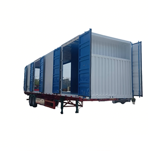 Nouvelle semi-remorque fourgon conteneur fermé à 3 essieux pour le transport de marchandises, 40 pieds et 53 pieds, à vendre - Product Image 2