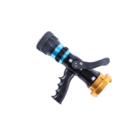 Pistolet d'incendie réglable à poignée pistolet, avec jet droit anti-recul et jet brumeux, pour la lutte contre les incendies en usine