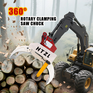 Gergaji Log hidrolik, penggali genggam 360 ° berputar kayu, pegangan pemotongan genggaman penjepit pohon gergaji, pekerjaan lanskap penjualan pabrik - Product Image 1