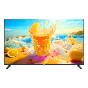 ソーラーAndroidTV強化ガラスダブルガラススマートテレビ12VDC LEDテレビDC 12V 1719 24 32 4043インチテレビ