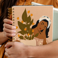 Vente en gros grand carnet B5 à spirale personnalisable couverture rigide journal scolaire mignon fleuriste journal papier à usage de bureau grande idée cadeau