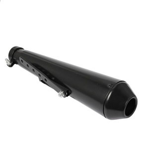 Pot d'échappement universel pour <span class=keywords><strong>moto</strong></span>, style rétro vintage, électroplaqué, pour Cg125 Sr400 <span class=keywords><strong>Cb500</strong></span> Vt500 CM300 500 - Product Image 3