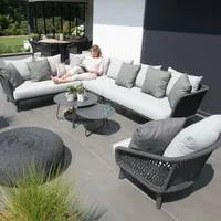Fabrikant Modern Design Tuin Sofa Set Fabriek Aangepaste Outdoor Aluminium Patio Sofa Meubels
