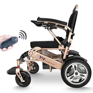 Airline Approved Portable Motorized Wheel Chair 600W Powerful Motors Lightweight Foldable Electric Wheelchair