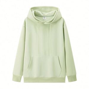 Pull-over épais oversize à col rond et manches longues, coupe ample, unisexe, avec logo personnalisé - Product Image 3