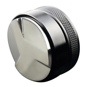 Distribuidor de café de alta calidad mecanizado CNC y Palm Tamper Base ajustable de 51/53/58mm - Product Image 3