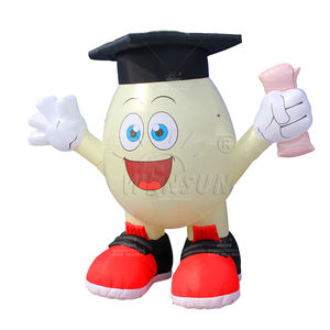 Carpa Inflable Publicitaria de Huevos de Pascua a Cuadros de PVC WINSUN - Impermeable - Product Image 1