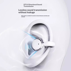 2쌍 Q16 커플 무선 이어버드 LED 디스플레이 오픈형 이어클립 세미 인이어 헤드폰 고음질 스테레오 이어폰 긴 배터리 수명 - Product Image 3