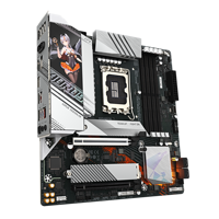 Carte mère B760M AORUS ELITE WIFI6E-P GEN5 LGA1700, processeur Intel Core I3 I5 I7 I9, nouvelle génération, MicroATX, 256 Go de RAM DDR5 double