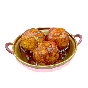 ชุดของเล่นจำลองทำอาหารแห้ง ของตกแต่งบ้านตุ๊กตา ของเล่นเสริมสร้างจินตนาการ - Product Image 4