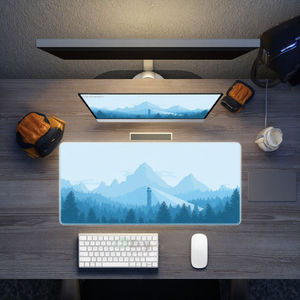 FX Natural Rubber <b>Mouse</b> <b>Pad</b> <b>Large</b> Size - Non-Slip Premium Desk Mat Stitched Edges Durable for Laptop PC Setup - Product Image 1