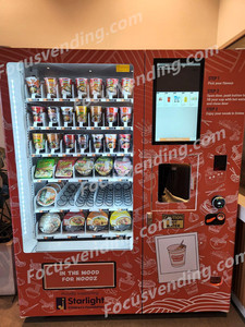 Máquina Expendedora de Ramen Instantáneo de Gran Venta FOCUSVEND para Sopa de Fideos en Vaso con Agua Caliente Autoservicio 24 Horas con Certificado CE - Product Image 3
