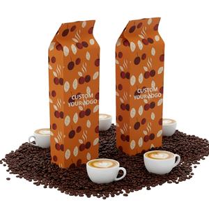 Sachets de café en aluminium imprimés sur mesure, anti-lumière, thermoscellables, OEM, faible MOQ 500 pièces pour les torréfacteurs de café spécialisé aux États-Unis - Product Image 2
