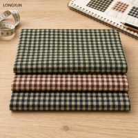 Tissu à carreaux gingham 100 % coton teint en fil, respirant, pour chemises et robes – Tissu de chemise à carreaux respirant