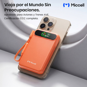 Batería Externa Portátil Miccell al por Mayor, 10000mAh, Carga Rápida Magnética, Pantalla TFT, Compatible con iPhone 17 - Product Image 6