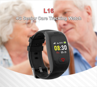 OEM ODM L16 4G GPS SOS Appel d'urgence Alarme de santé Suivi de localisation pour personnes âgées Appareil personnel carré répondant aux appels