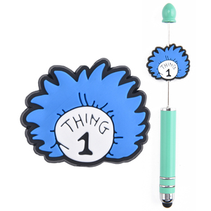 Cuentas de Silicona Personalizadas con Diseño de Equipo Deportivo para la Fabricación de Bolígrafos, Cuentas de Diseño Nuevo - Product Image 1