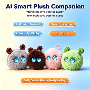 Poupée interactive parlante intelligente IA en peluche pour bureau, jouet pendentif éducatif vocal pour enfants <span class=keywords><strong>et</strong></span> adultes - Product Image 1