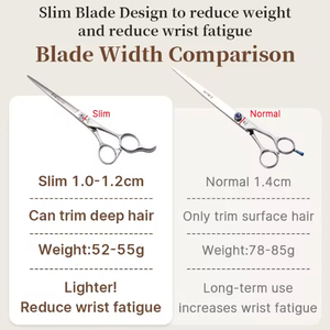 Ensemble de ciseaux de toilettage pour animaux de compagnie Fenice JP440c Kit de cisailles pour chien haute dureté spécialement conçu pour le <span class=keywords><strong>toiletteur</strong></span> japonais et coréen - Product Image 5