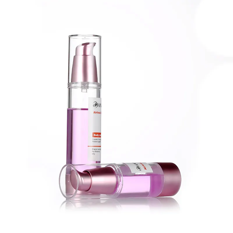 Luxury AS Rose Gold Airless Bottle Plastic Airless Lotion Pump Bottle For Serum Airless Spray Bottle