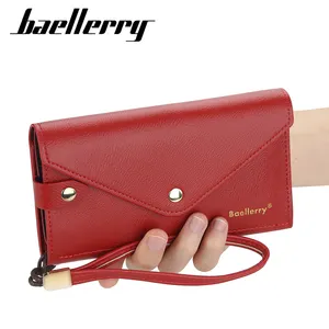 Toptan Baellerry moda kadın cüzdan kart telefon çantası genç kız cep el çantası kadın nakit zarf cüzdan