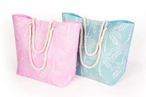 Moda al por mayor bolso de playa de las mujeres de algodón poliéster verano árbol de coco <span class=keywords><strong>turismo</strong></span> compras bolso de hombro - Product Image 3