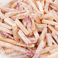 VF grosir organik putih merek hiu Taro kering kerupuk & keripik sayuran makanan ringan sehat 85g