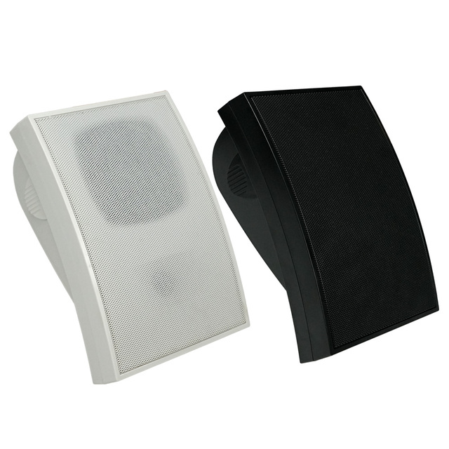 Hitop 4 Inch Wall-Mounted PA Boombox Speaker with 10-30W Output and Two-Way Audio Crossover for Public Address