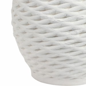 Vaso in porcellana testurizzata stampato in 3D, decorazione scultorea per soggiorno e camera da letto - Product Image 5