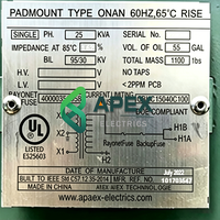 Transformador Monofásico de 100 kVA Montado en Plataforma, 34.5kV 19.9kV a 240/120V ANSI C57.12.38 para Proyectos de Alta Tensión