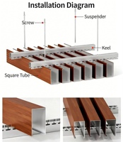 Perfil Decorativo de Aluminio para Techo, Material de Construcción para Decoración de Interiores, Diseño Curvo Falso Personalizado