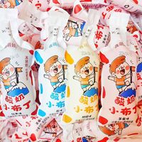 Emballage en sachet plastique autoportant en forme de bouteille avec impression en héliogravure, qualité alimentaire, capacité de 100 ml pour boissons, yaourt, lait, jus