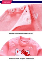 Ensemble de sous-vêtements pour enfants Automne/Hiver/Printemps en pur coton, hauts à manches longues col rond et pantalons à motifs animaux/écossais/dessins animés