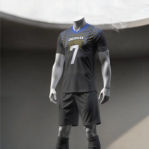 Nieuw ontwerp jeugd flag football shirt vocht afvoerend 7V7 flag football kleding - Product Image 5