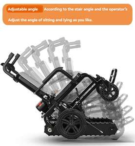 Ce Goedgekeurde Zwarte Kleur Gehandicapte Rolstoel Klimtrappen Gemotoriseerde Elektrische Rolstoel Trapklimmer Van Hoge Kwaliteit - Product Image 5