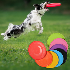 Jouets de chasse pour chiots en silicone souple, disques volants pour chiens, vente en gros - Product Image 3