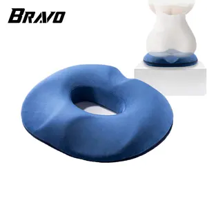 Bravo Memory Foam Donut Sitzkissen für Ischias-und Hüftschmerz-Druckentlastungs-Steißbein-Sitzkissen