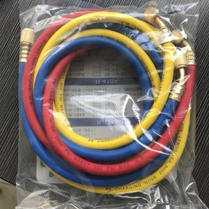 HF R410 a R32 R22 R404 R407 Set calibro doppio collettore di refrigerazione acciaio rosso e blu ottone placcato acciaio o ottone serie VAL - Product Image 6
